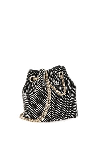 GUESS Lua manjša torbica za čez ramo Črna - Black 2