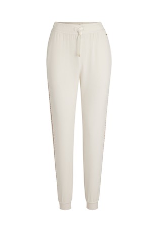 Monogram-detailed tracksuit bottoms in modal-blend