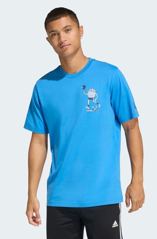 Earth Day Padel majica s kratkimi rokavi in potiskom