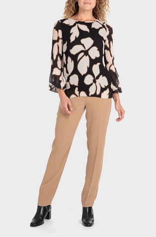 PUNT ROMA Slim fit trousers Beige 4