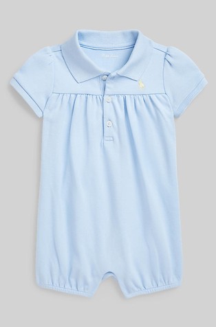 Bombažen pajac s polo ovratnikom