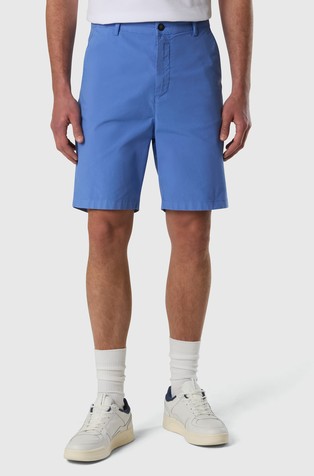 Stretch cotton poplin chino shorts