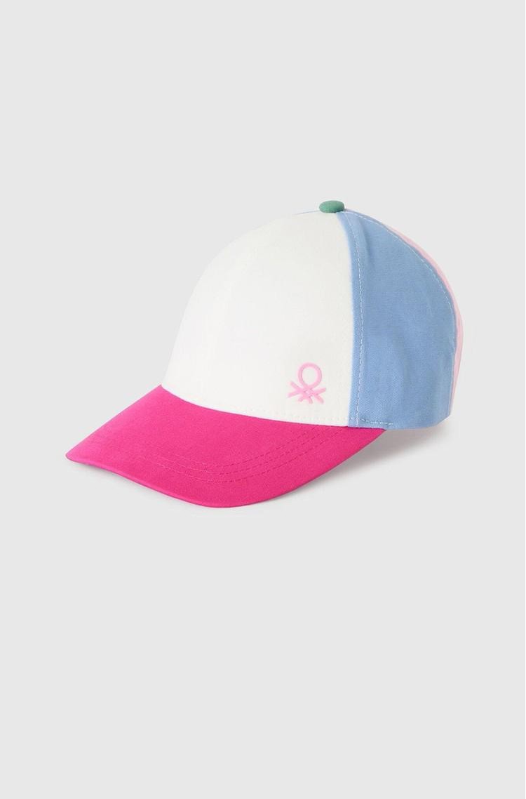 BENETTON Cotton hat with brim Multi Colour 