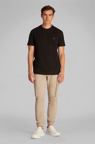 CALVIN KLEIN Monogram majica s kratkimi rokavi Črna - Black 3