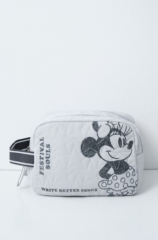 Minnie Mouse puffer vanity case
