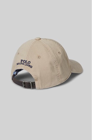 RALPH LAUREN Stretch-cotton Twill Ball Cap Khaki Tan 2