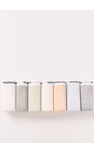 Pack 7 stretch cotton panties