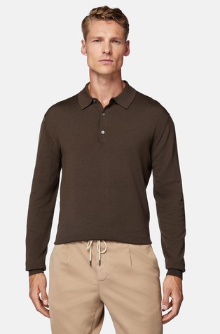Pletena polo majica iz merino volne