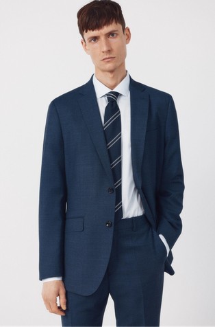 Coolmax® slim fit single-breasted blazer