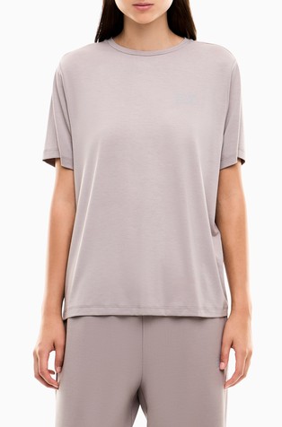 Regular fit T-shirt Natural Ventus 7 in viscose blend