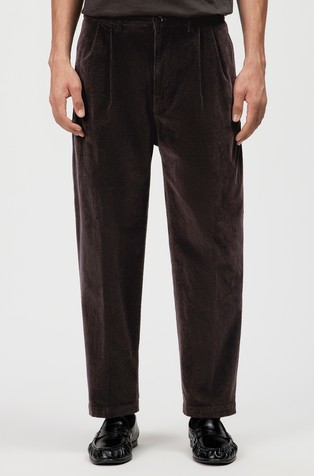 Cotton corduroy tailored trousers