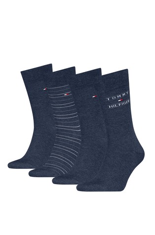 4-Pack Monogram Socks Gift Box