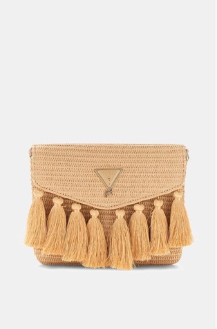 Mini torbica za čez ramo iz umetne rafije