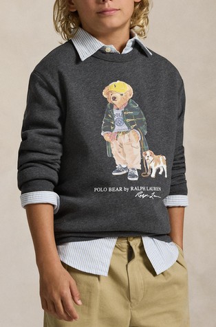 Polo Bear pulover iz bombažne mešanice