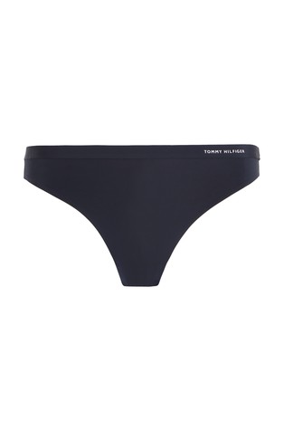 TOMMY HILFIGER Logo spodnje hlačke s čipko Modra - Desert Sky 4