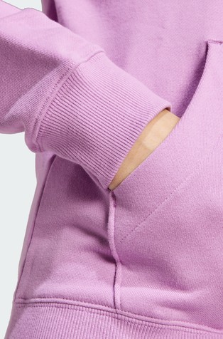 ADIDAS Essentials Linear jopa s kapuco in logotipom Škrlatna - Purple 4