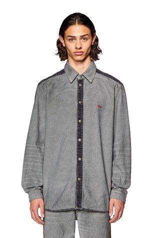 Dvobarvna denim srajca