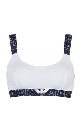 Bralette with logo bands