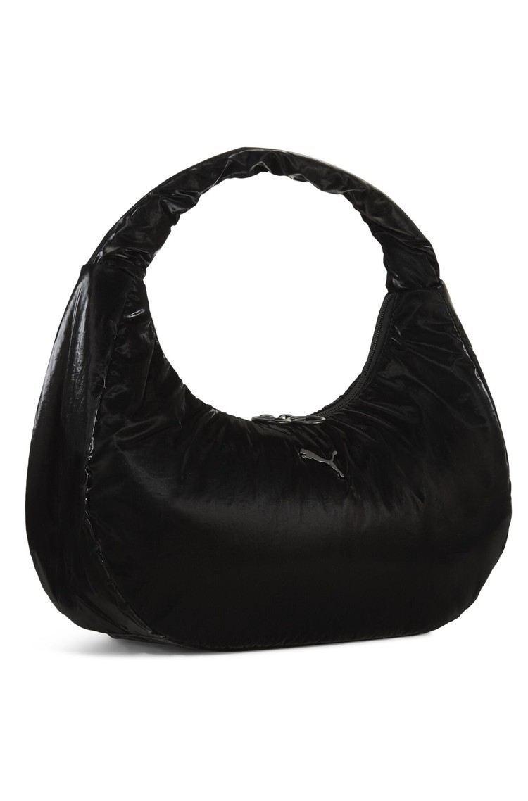 PUMA Puma Up nylon hobo bag Black 