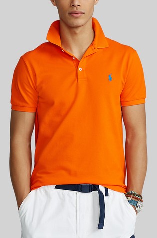 Custom slim fit bombažna polo majica