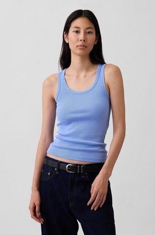 Rib Scoop Tank Top