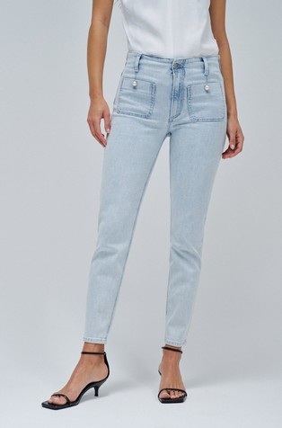 Push Up Destiny cropped skinny jeans
