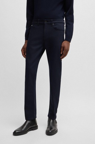 Slim-fit jeans in performance-stretch denim