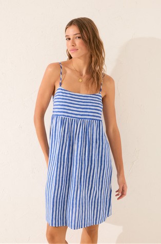 Short striped dress