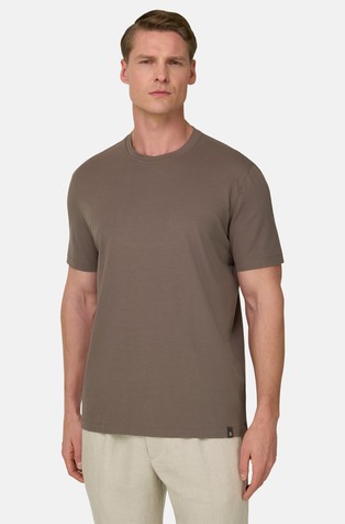 T-Shirt In Stretch Pima Cotton