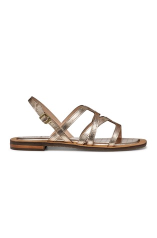 Sozy metall leather sandals