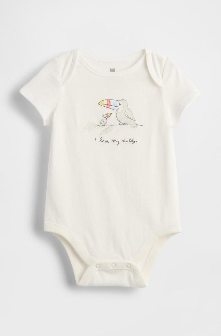GAP Baby First Favorites Bodysuit Dad 