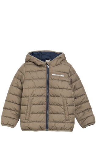 Lightly padded unisex jacket with a hood