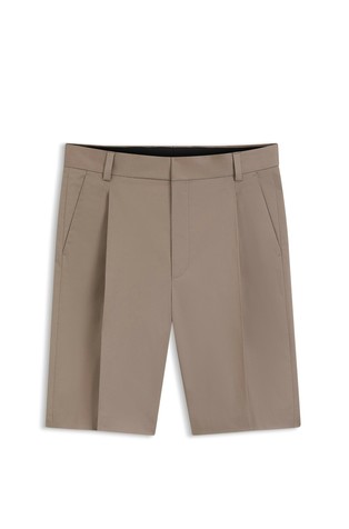 Relaxed-fit shorts in stretch-cotton twill