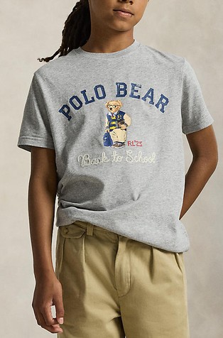 Polo Bear Cotton Jersey T-Shirt