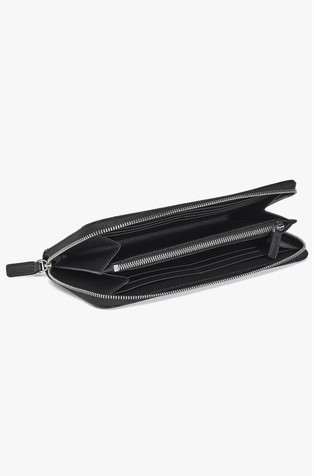 MCM Monogram denarnica z zadrgo Črna - Black 3