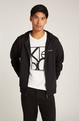 Micro Logo Hoodie Zip-Thru