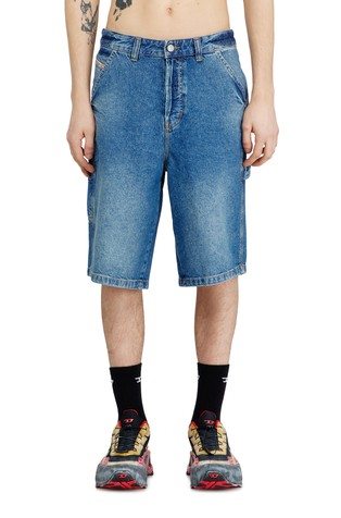 Relaxed fit denim kratke hlače