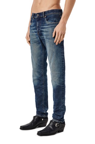 DIESEL Slim jeans hlače - D-Strukt 09C73 Modra - Dark Blue 5
