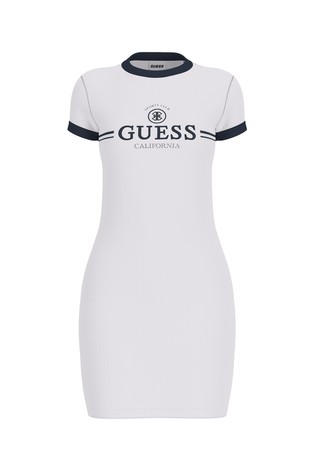 Graphic short sleeve dress