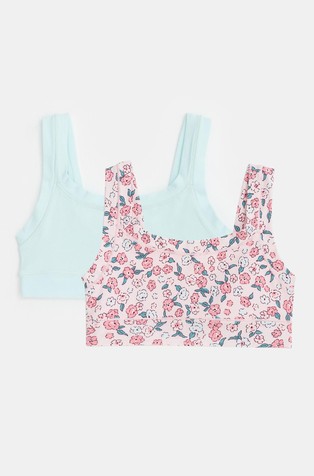 Two super stretch cotton bras