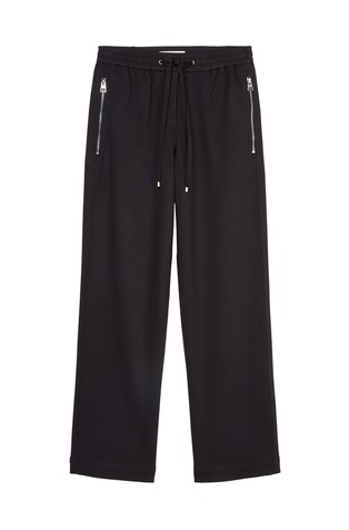 MARC O'POLO Travelpants wide made from viscose-blend jersey twill Deep Night Blue 4