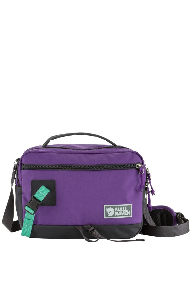 FJALLRAVEN Unisex Vardag vodoodbojna torba za čez ramo Škrlatna - Violette / Coal Black 
