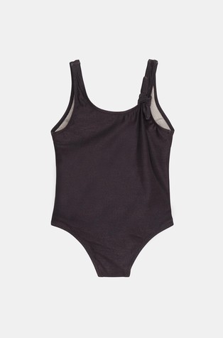 One-piece swimsuit with lurex