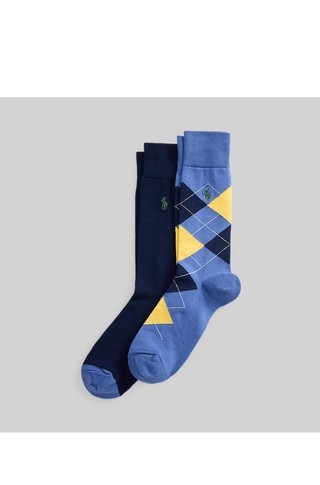 Argyle paket 2 parov nogavic