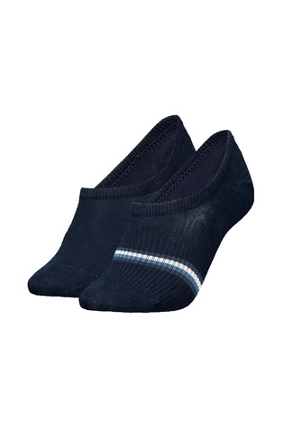 2-pack stripe footie socks