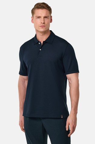 S.Cafè® High-Performance Piqué Polo Shirt