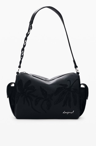 Medium Bag embroidered flower