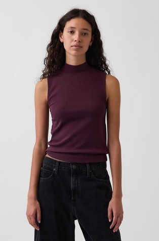 Modern Mockneck Tank Top