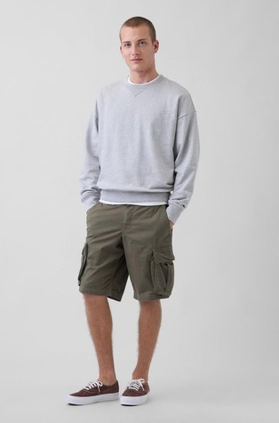 Relaxed fit moške cargo kratke hlače