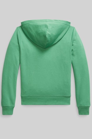 RALPH LAUREN Logo French Terry Hoodie Raft Green 2